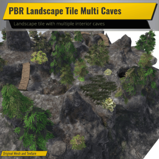 PBR Landscape Tile MultiCaves
